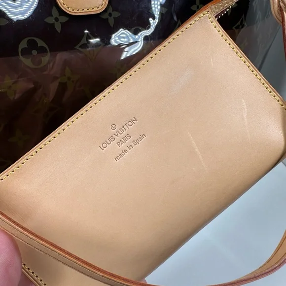 Louis Vuitton Cabas Ambre GM Brown Monogram Bag with Pouch - Picture 9 of 16